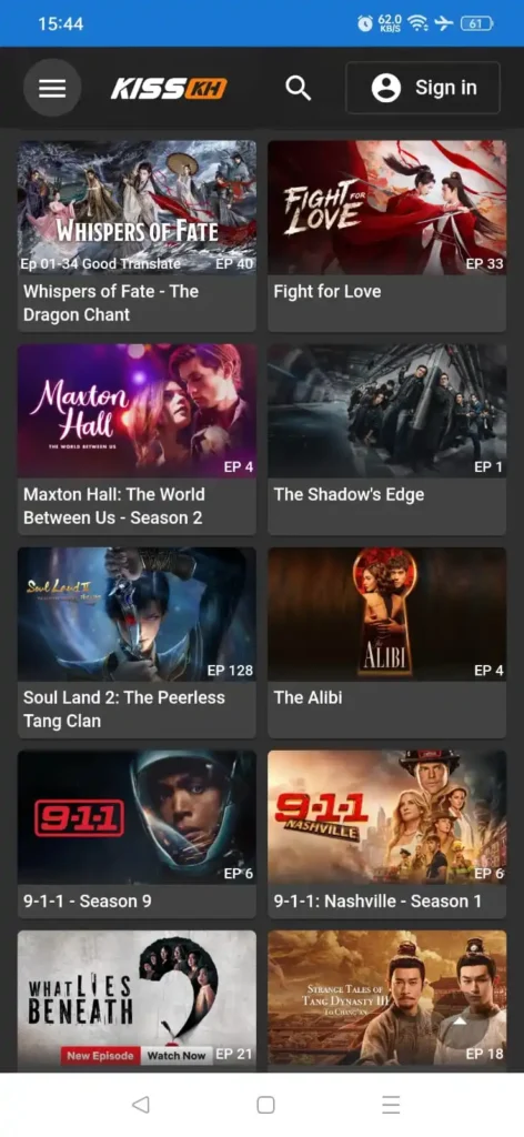 KissKH drama streaming image for Asian and Korean shows